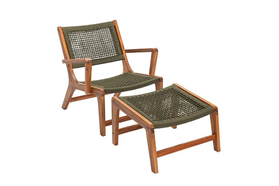 LAUKO KĖDĖ MASTERJERO ALYVUOG. ŽALIA/MEDŽIO. 83 X 71 X 82 CM