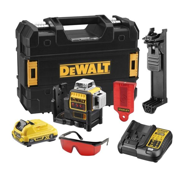 LAZERINIS NIVELYRAS DCE089D1R, RAUDONAS DEWALT
