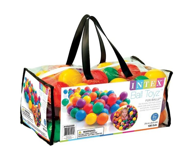 Kamuoliukų rinkinys Intex 49602, 6,5 cm, 100 vnt. INTEX