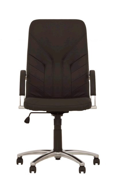 DARBO KĖDĖ MANAGER STEEL CHROME, JUODA