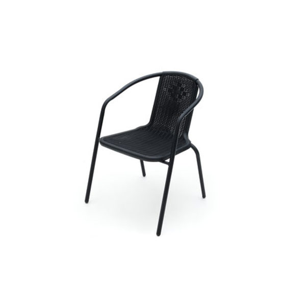 Sodo kėdė 313697, juoda