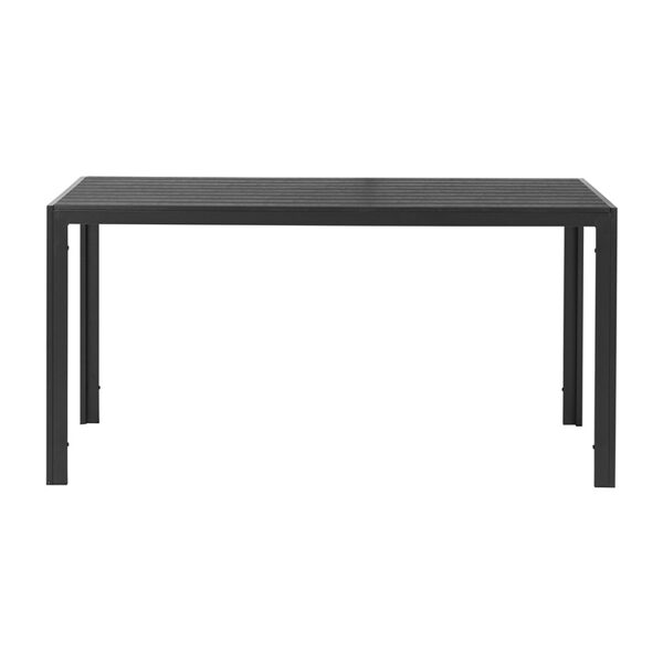 STALAS SODO 150X90CM JUODAS 629017
