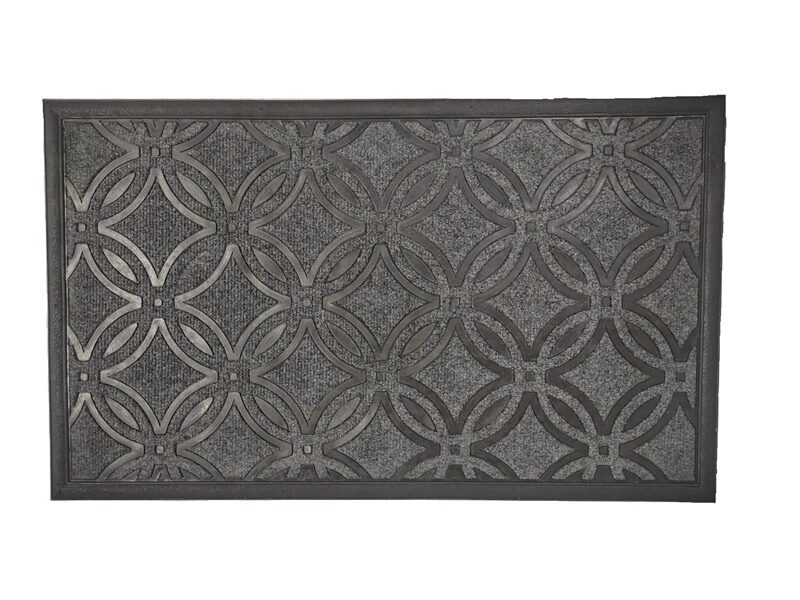 DURŲ KILIMĖLIS DOMOLETTI. 450×750×8 MM. PILKAS