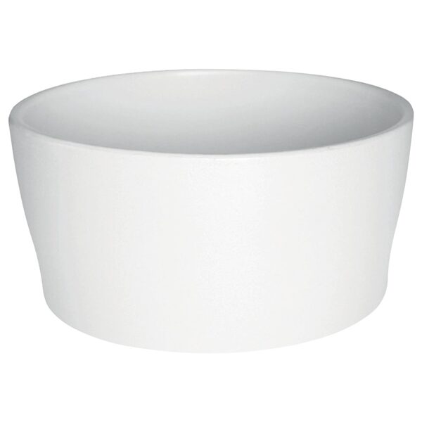 KERAMINIS VAZONAS DOMOLETTI MISA. Ø19 CM. MATINIS BALTAS