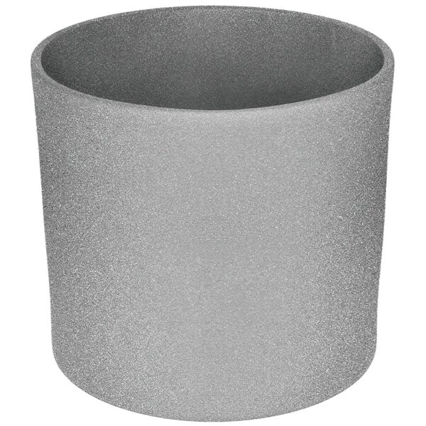 KERAMINIS VAZONAS DOMOLETTI WALEC STRUCTUR. Ø19 CM. PILKAS