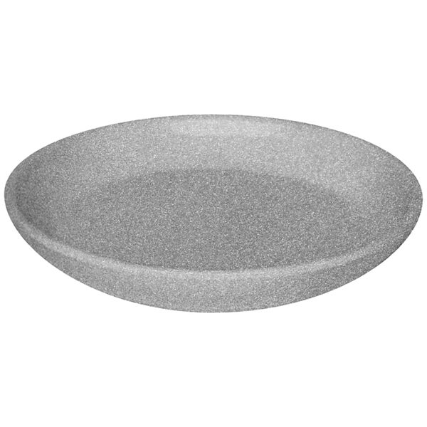 KERAMINĖ VAZONO LĖKŠTĖ DOMOLETTI CHARMS. Ø25 CM. PILKA