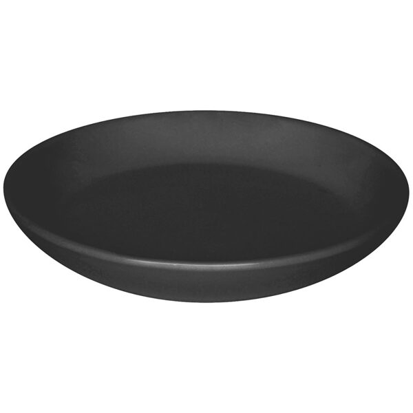 KERAMINĖ VAZONO LĖKŠTĖ DOMOLETTI EMI. Ø17 CM. ANTRACITO SP.