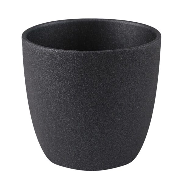 KERAMINIS VAZONAS DOMOLETTI EMI. Ø22 CM. GRAFITO SP.