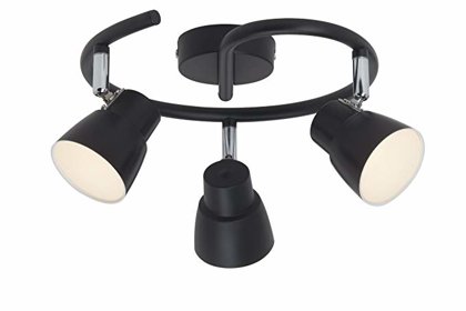 Šviestuvas tvirtinamas Amara G10133/06 LED 3x2.5W juoda/chromas