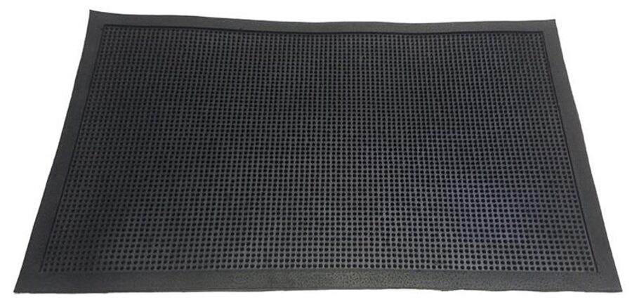 DURŲ KILIMĖLIS RPN 008. JUODAS. 450 MM X 750 MM X 8 MM