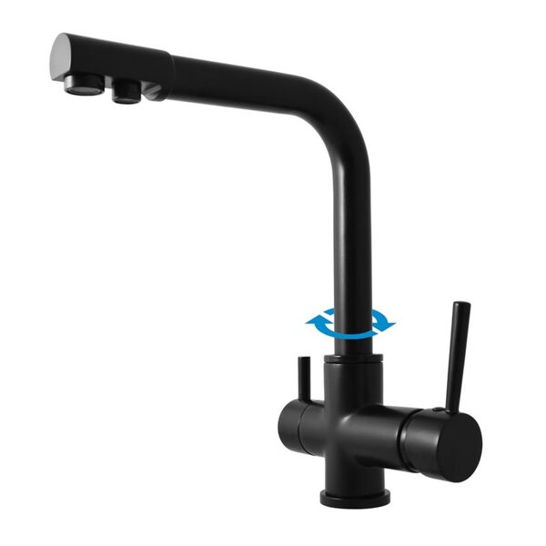 VIRTUVINIS MAIŠYTUVAS DOMOLETTI SEINA DSE918.5CMAT. JUODAS