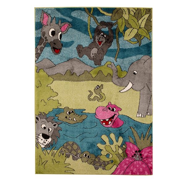 KILIMAS DOMOLETTI KIDS. 170×120 CM. ĮVAIRIŲ SPALVŲ