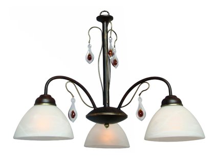 Šviestuvas G.LUX , 5 x E27, žalvario sp., GT-121-5